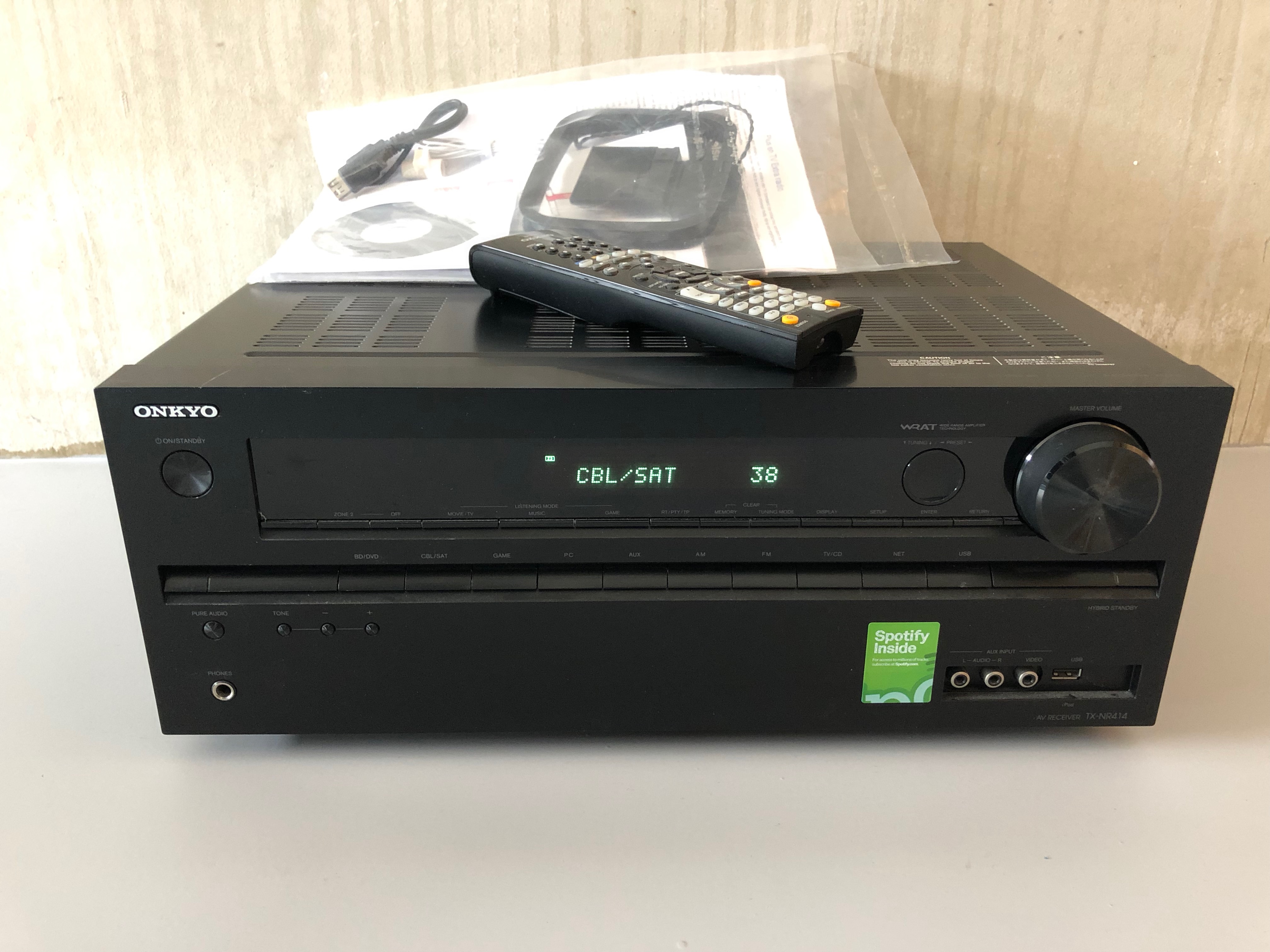 Onkyo Receiver TXNR414 te koop